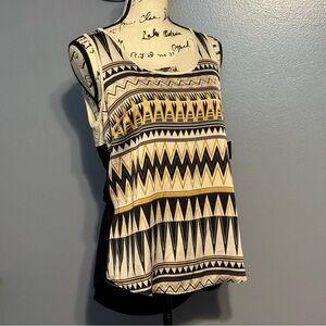 A.n.a Geometric Print Tank